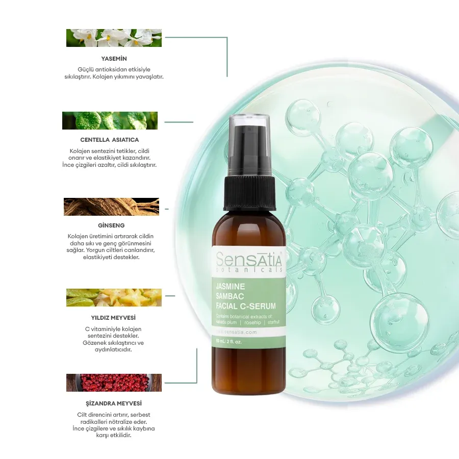 Jasmine Sambac C vitaminli Nemlendirici Gündüz Serumu