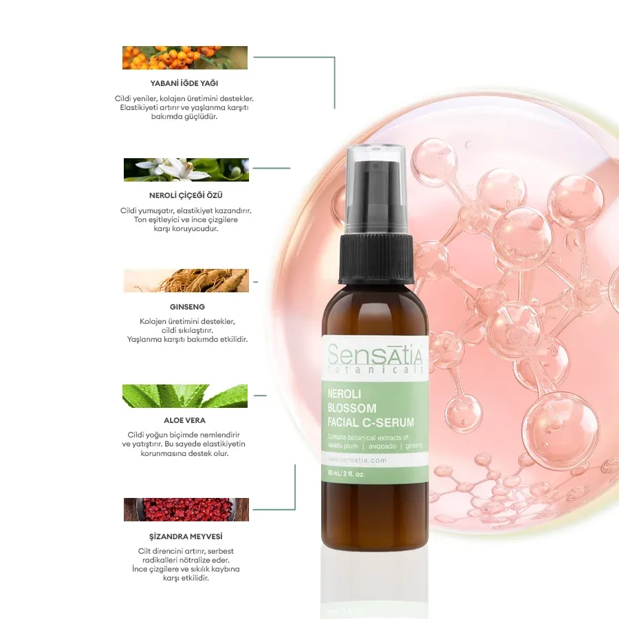 Neroli Blossom C Vitaminli Nemlendirici Gündüz Serumu-Kuru Cilt