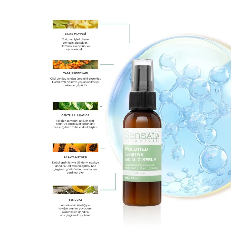 Unscented Sensitive C Vitaminli Nemlendirici Hassas cilt