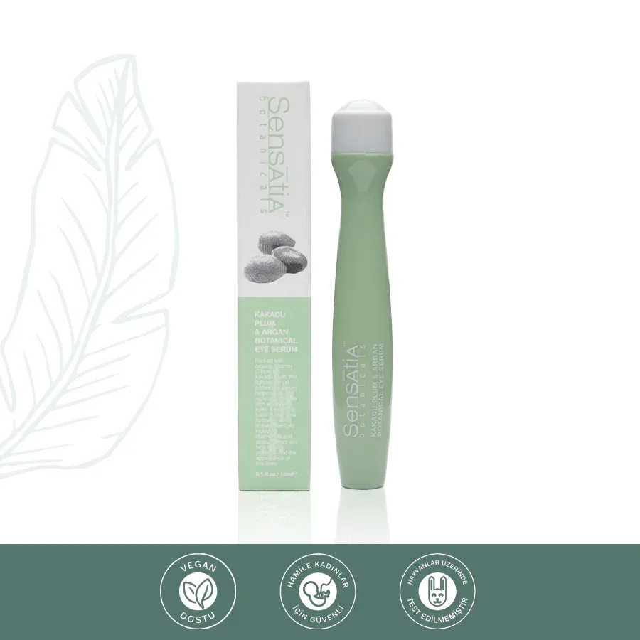 Kakadu Plum & Argan Bitkisel Göz Serumu (Çelik Bilyeli)