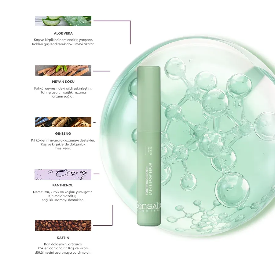 Canlandırıcı Biotin Kirpik ve Kaş Serumu