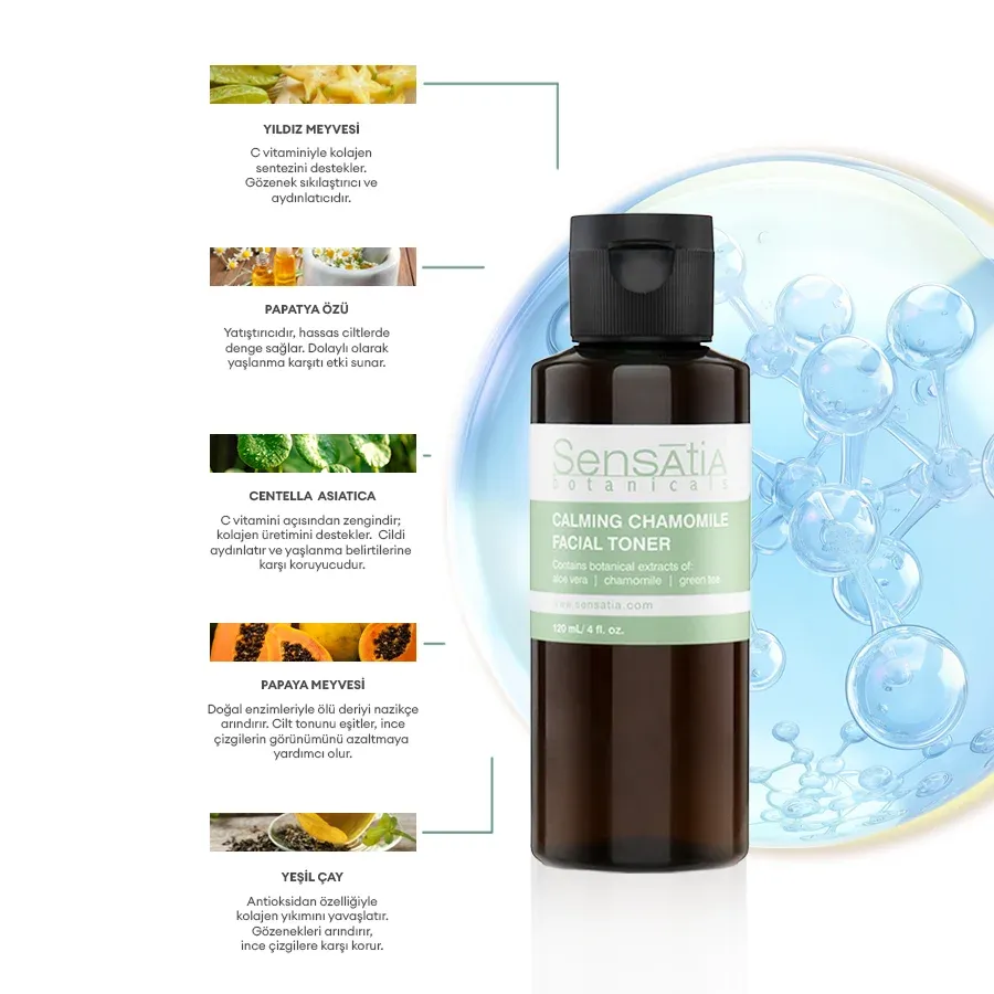 Calming Chamomile Yüz Toniği-Hassas Cilt