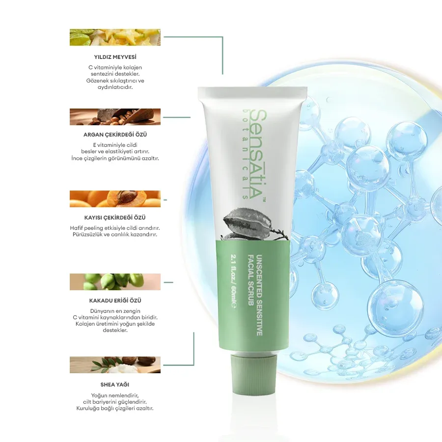 Unscented Sensitive Yüz Peelingi-Hassas Cilt