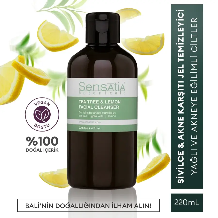 Tea Tree & Lemon Yüz Temizleyici-Akneli ve yağlı cilt