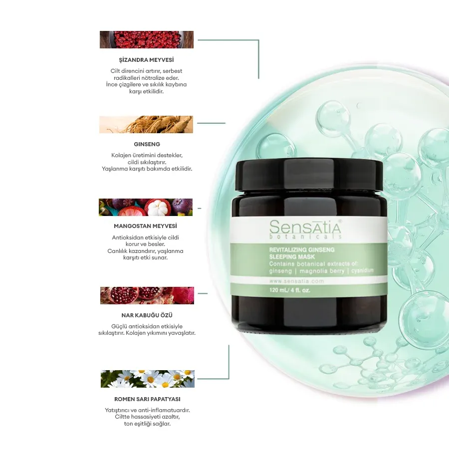 Revitalizing Ginseng Uyku Maskesi-İnce Çizgi Kırışıklık