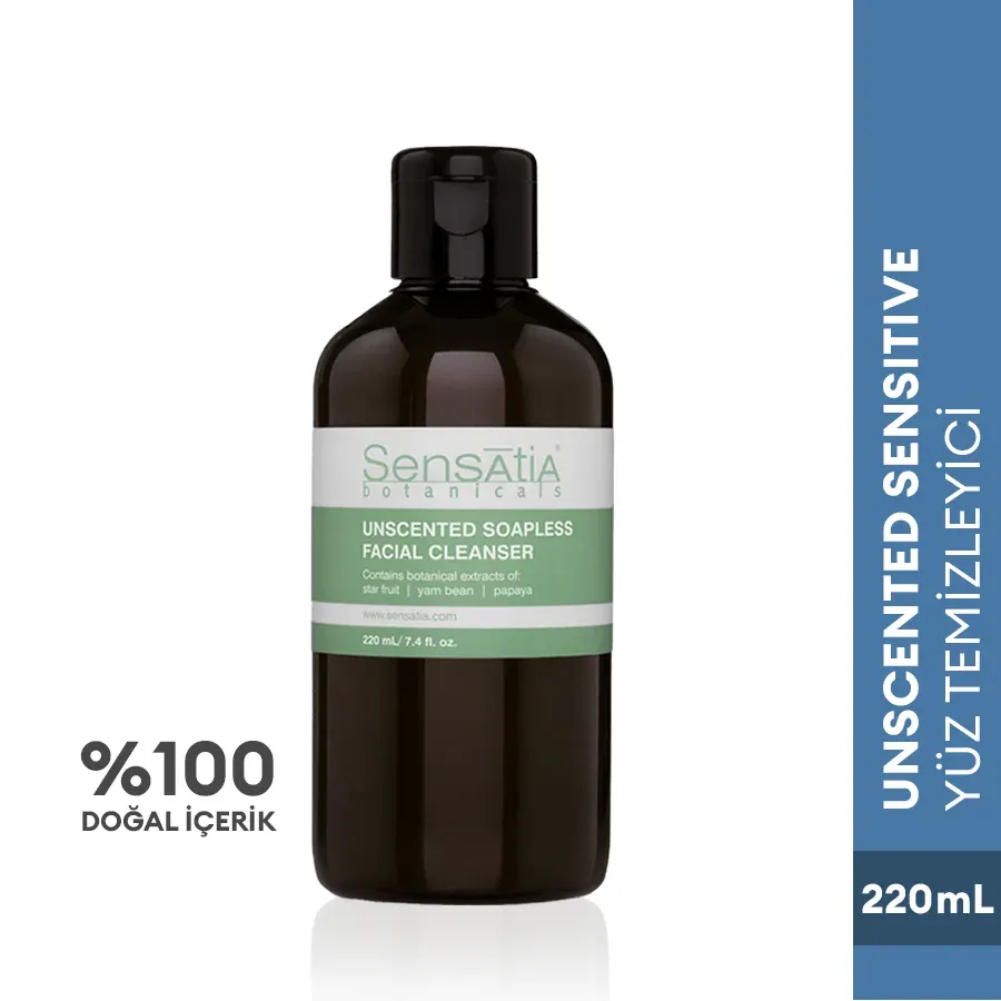Unscented Sensitive Cilt Yüz Temizleyici-Hassas cilt