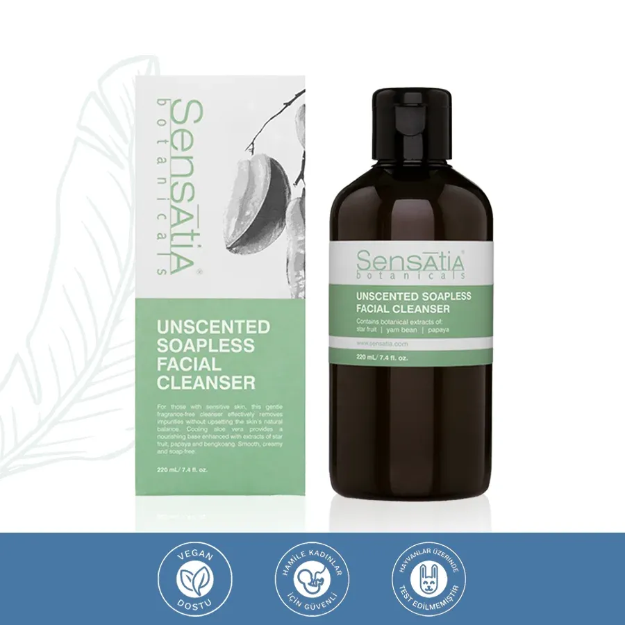 Unscented Sensitive Cilt Yüz Temizleyici-Hassas cilt