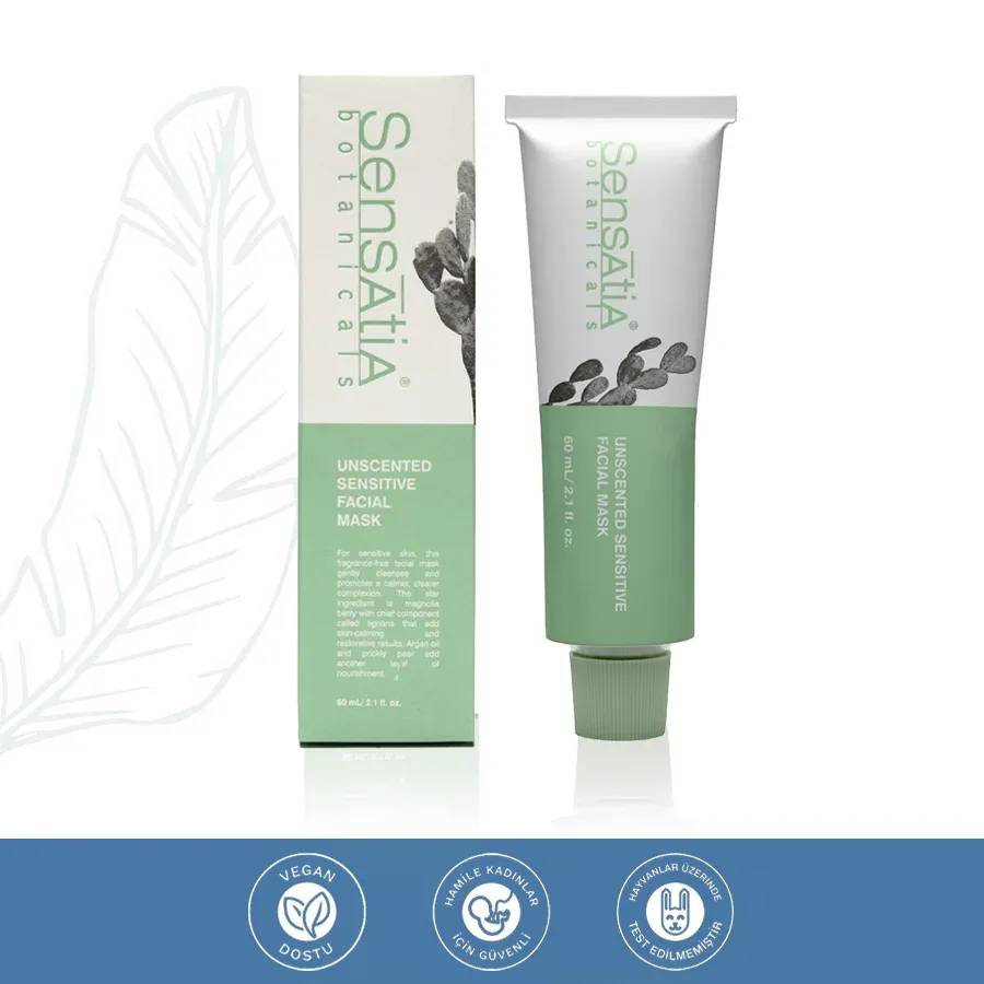 Unscented Sensitive Yüz Maskesi-Hassas Cilt