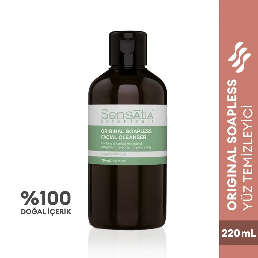 Besleyici Sabunsuz Doğal Yüz Temizleyici - Sakinleştirici Antioksidan 220ml - Original Soapless