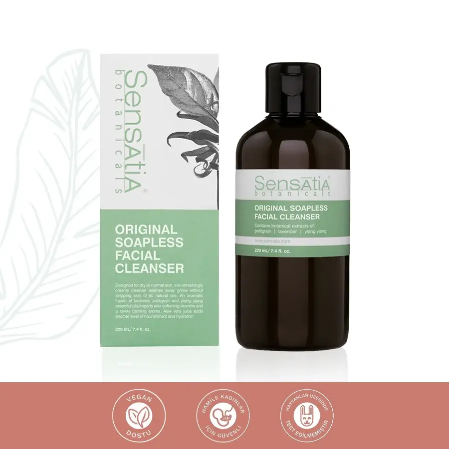 Besleyici Sabunsuz Doğal Yüz Temizleyici - Sakinleştirici Antioksidan 220ml - Original Soapless
