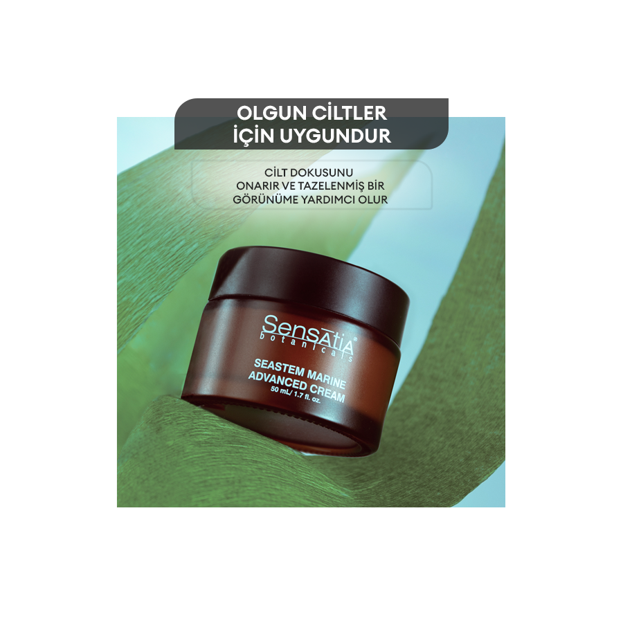 Yaşlanma Karşıtı Doğal Gece Kremi - İnce Çizgiler, Sıkılaştırıcı 50ml - Seastem Marine Advanced