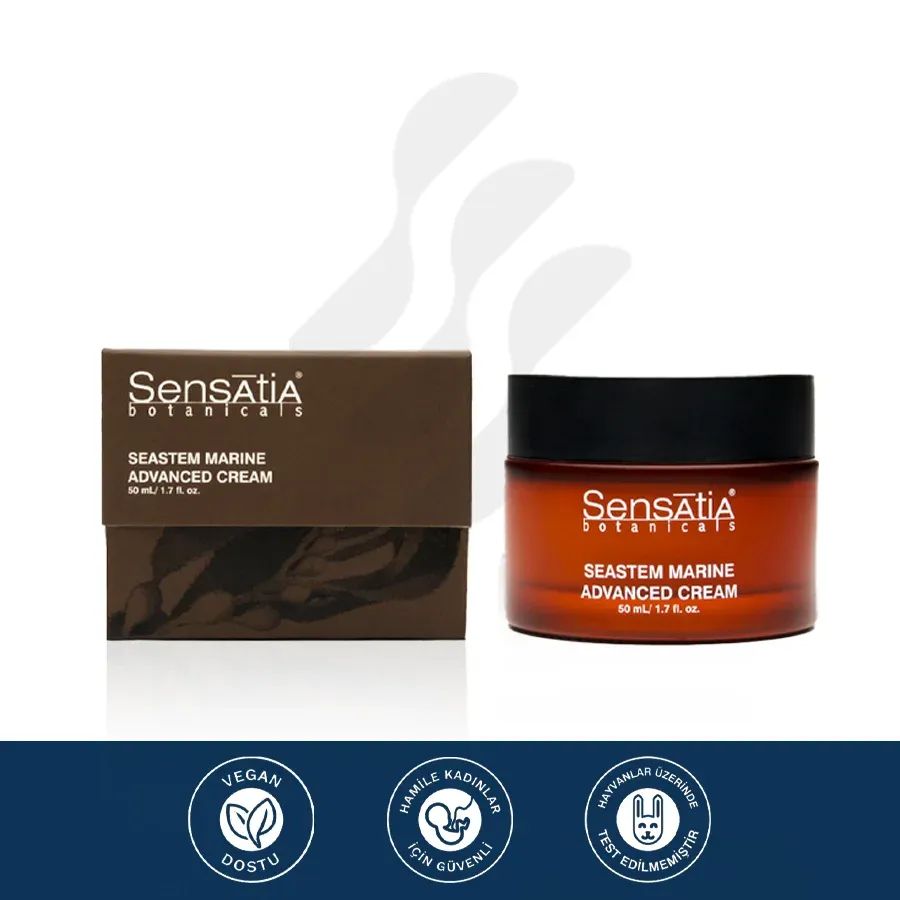 Yaşlanma Karşıtı Doğal Gece Kremi - İnce Çizgiler, Sıkılaştırıcı 50ml - Seastem Marine Advanced