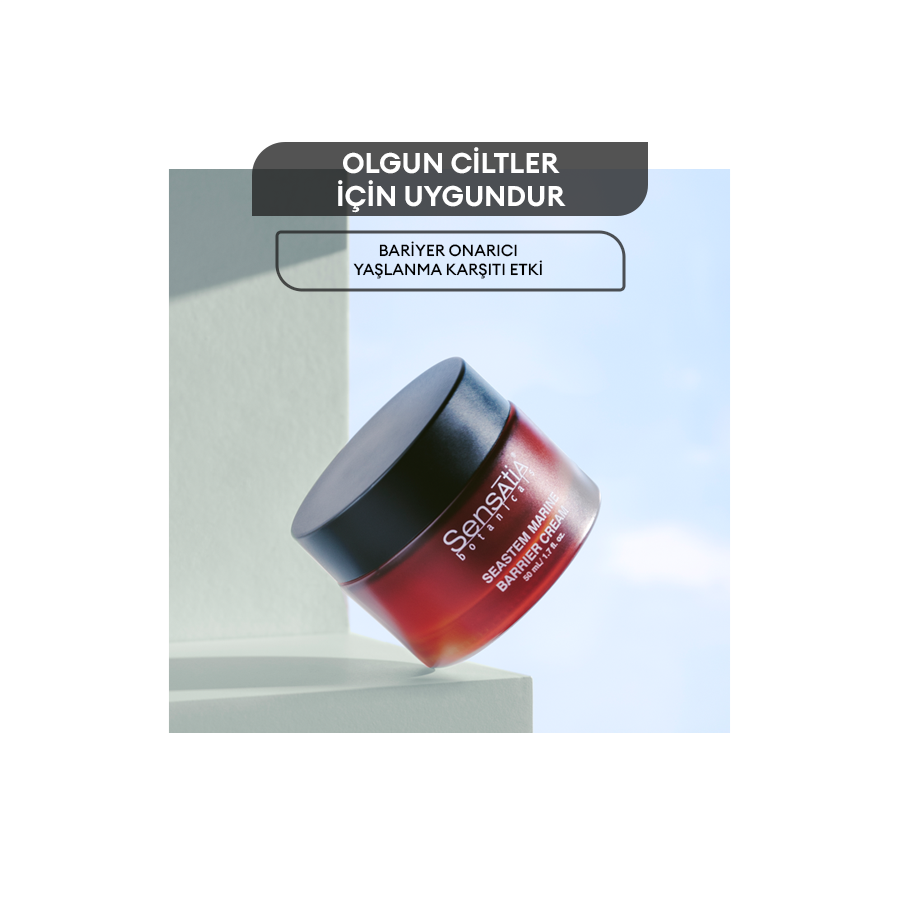 Nemlendirici, Elastikiyet Artırıcı Koruyucu Doğal Gündüz Kremi 50 Ml - Seastem Marine