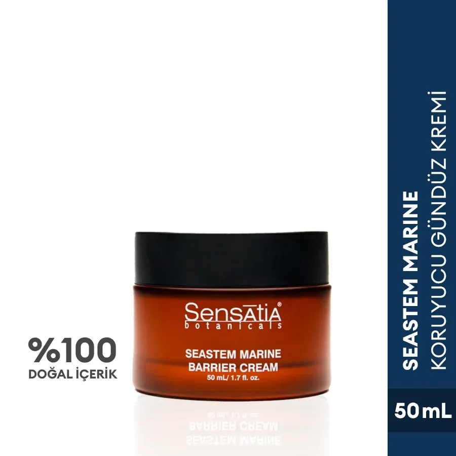 Nemlendirici, Elastikiyet Artırıcı Koruyucu Doğal Gündüz Kremi 50 Ml - Seastem Marine