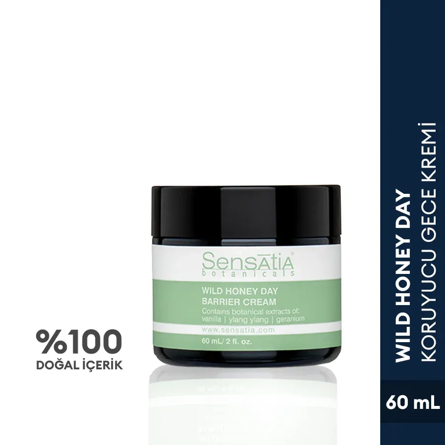 Yatıştırıcı Temizleyici Ballı Antioksidan Doğal Gece Kremi - Besleyici 60ml - Wild Honey Day