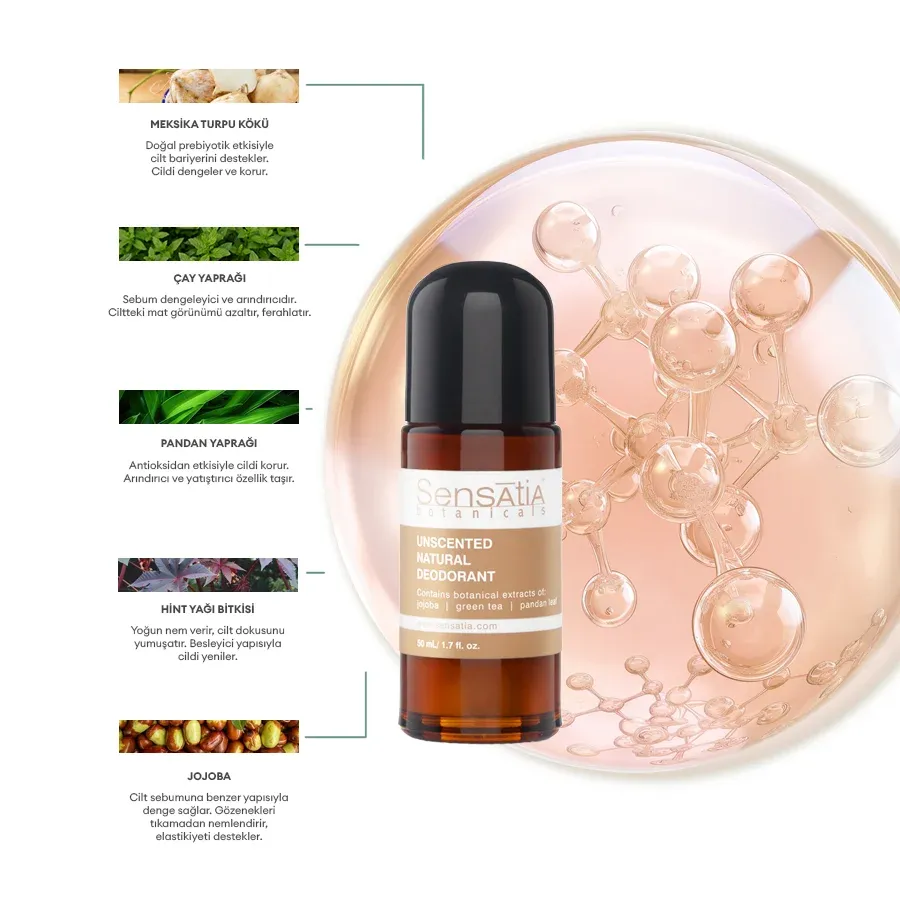 Unscented Natural Deodorant