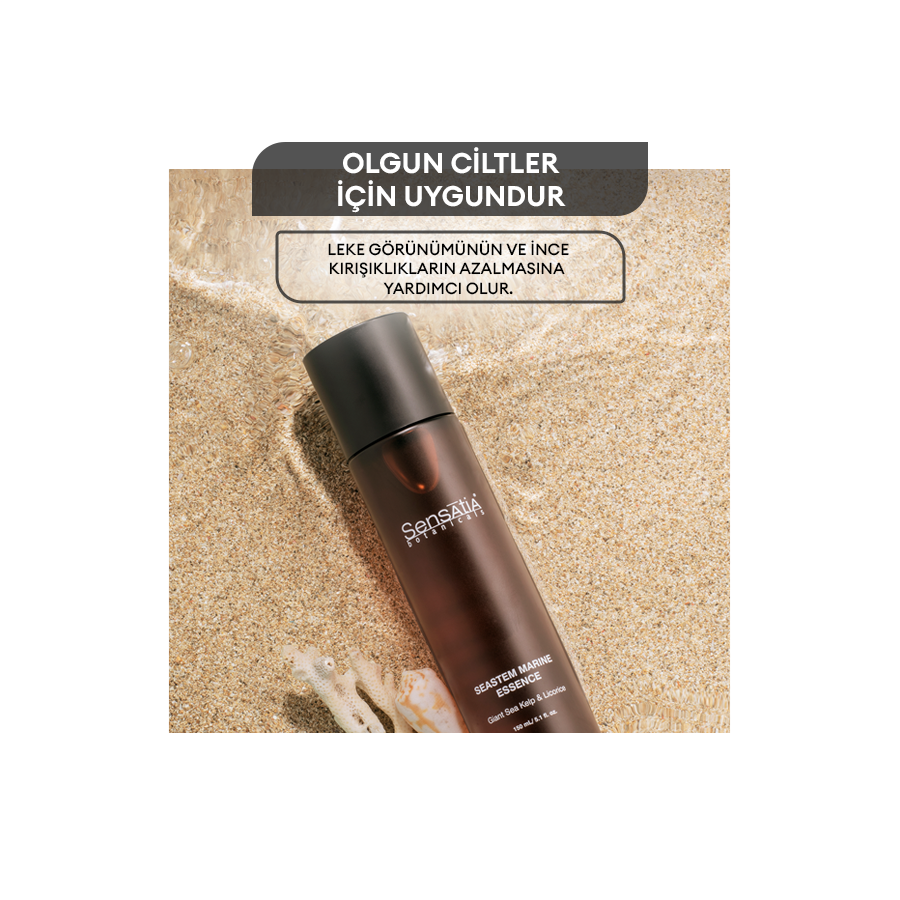 Yaşlanma Karşıtı, Gözenek Sıkılaştırıcı, Doğal Esansiyel Losyon 150ml - Seastem Marine Essence