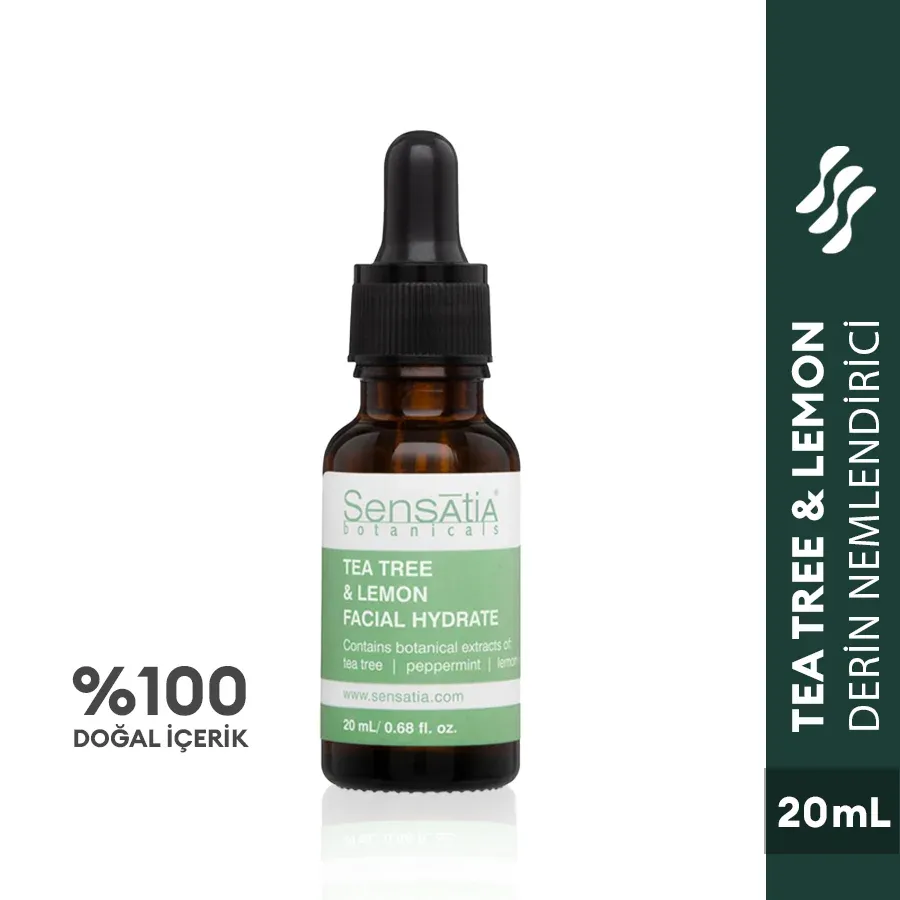 Tea Tree & Lemon Yüz Nemlendirici-Akneli ve yağlı cilt
