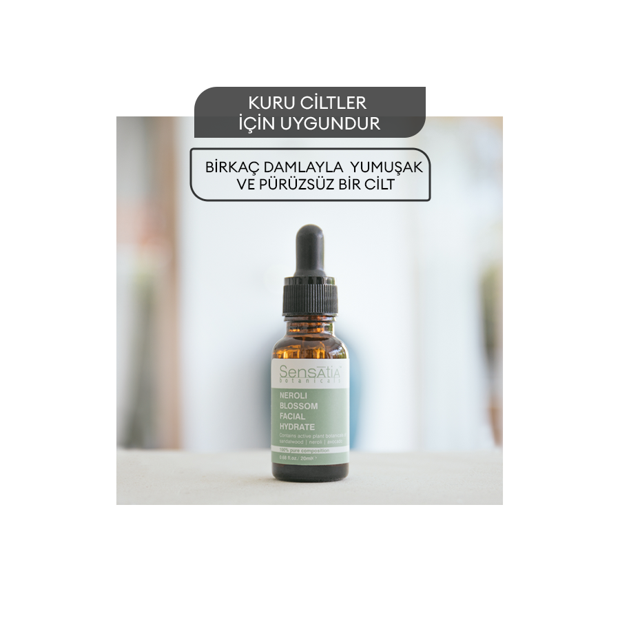 Çok Kuru Ciltler için Yenileyici Doğal Derin Nemlendirici 20ml - Neroli Blossom