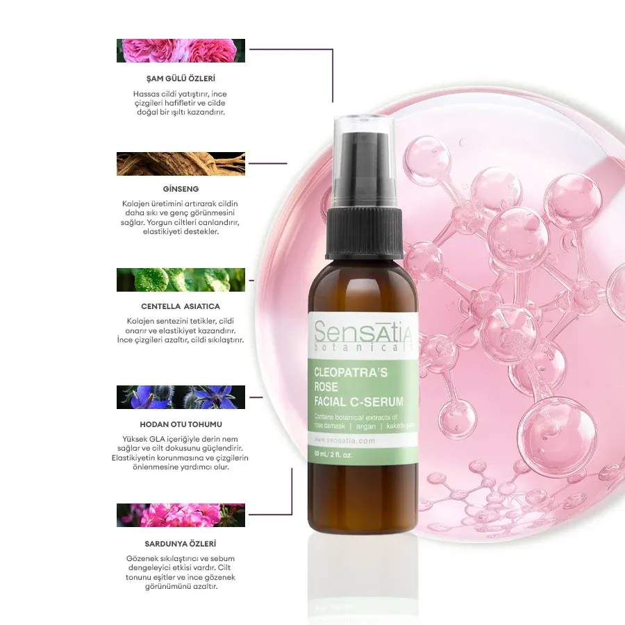 Cleopatra's Rose C Vitaminli Nemlendirici Gündüz Serumu-Tüm Cilt