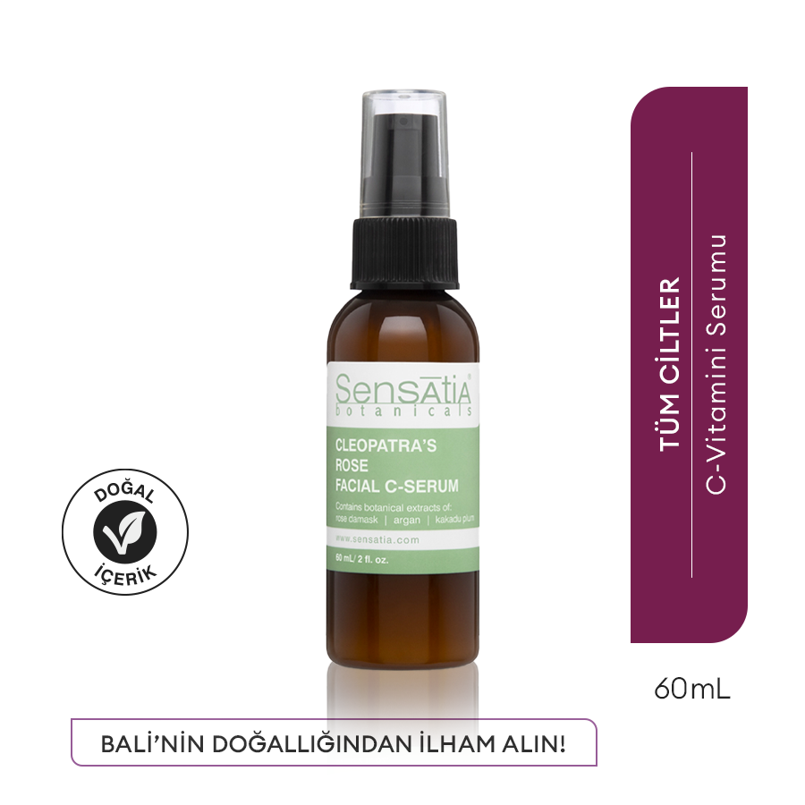 C Vitaminli Antioksidan Nemlendirici Doğal Gündüz Serumu 60ml - Cleopatra's Rose