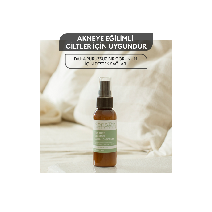 Yağlı ve Karma Clitler için Doğal C - Serum -  Nemlendirici Dengeleyici 60ml - Sandalwood Dream