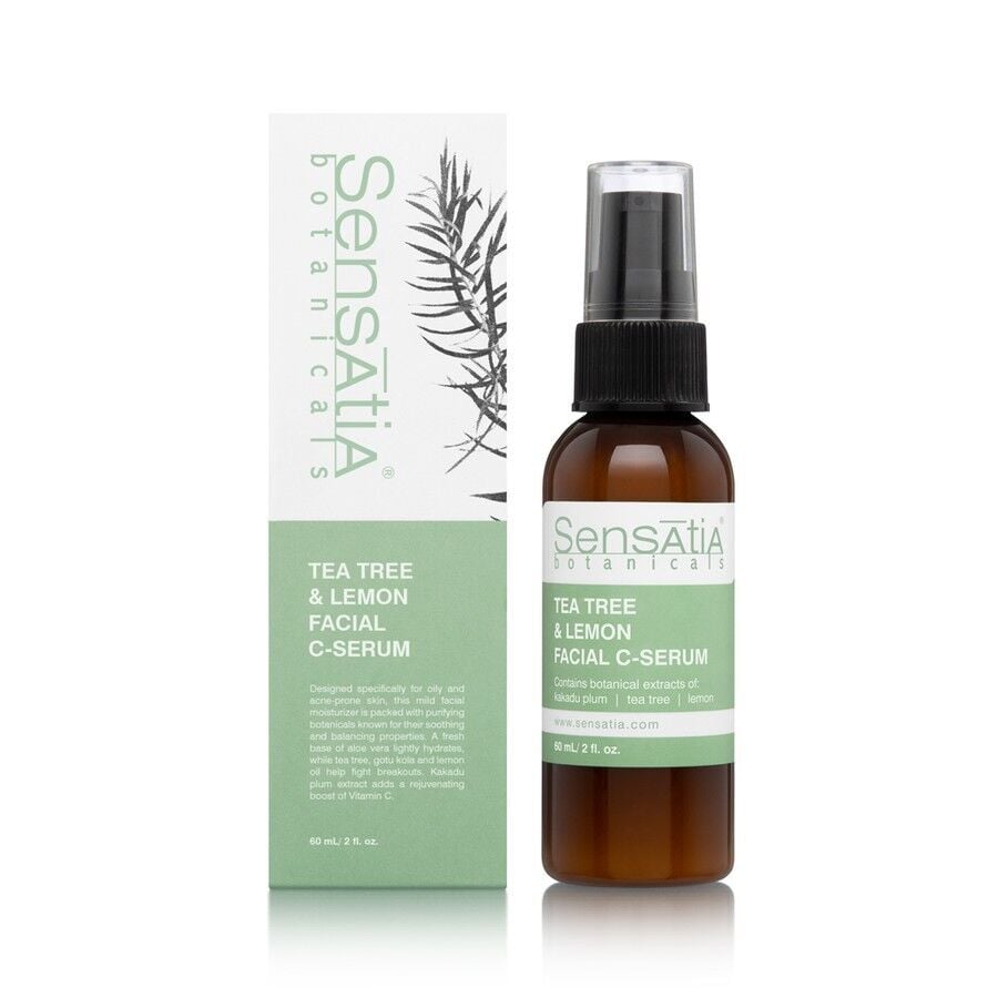 Tea Tree & Lemon C Vitaminli Nemlendirici Gündüz Serumu-Akneli ve Yağlı Cilt
