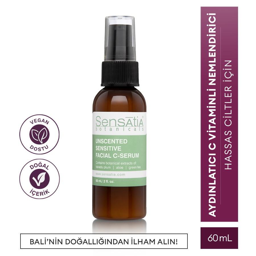 Nemlendirici Besleyici Doğal C - Serum - Renk Tonu Eşitleyici 60 ml - Unscented Sensitive