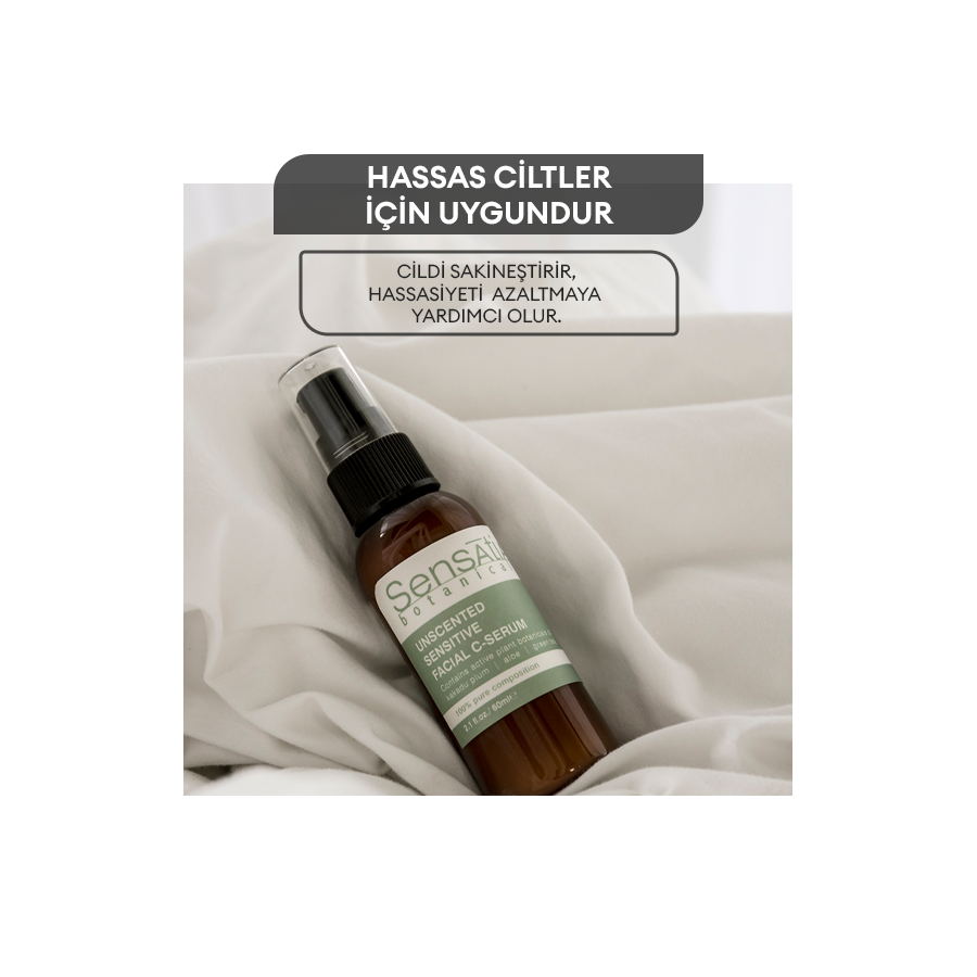 Nemlendirici Besleyici Doğal C - Serum - Renk Tonu Eşitleyici 60 ml - Unscented Sensitive