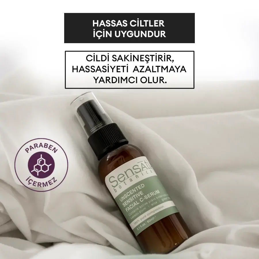 Nemlendirici Besleyici Doğal C - Serum - Renk Tonu Eşitleyici 60 ml - Unscented Sensitive
