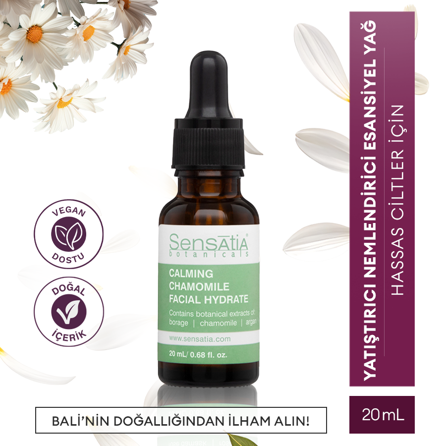 Yatıştırıcı Antioksidan Leke Karşıtı Aydınlatıcı Doğal Derin Nemlendirici 20ml - Calming Chamomile