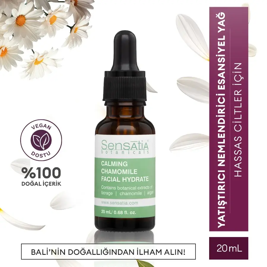Yatıştırıcı Antioksidan Leke Karşıtı Aydınlatıcı Doğal Derin Nemlendirici 20ml - Calming Chamomile