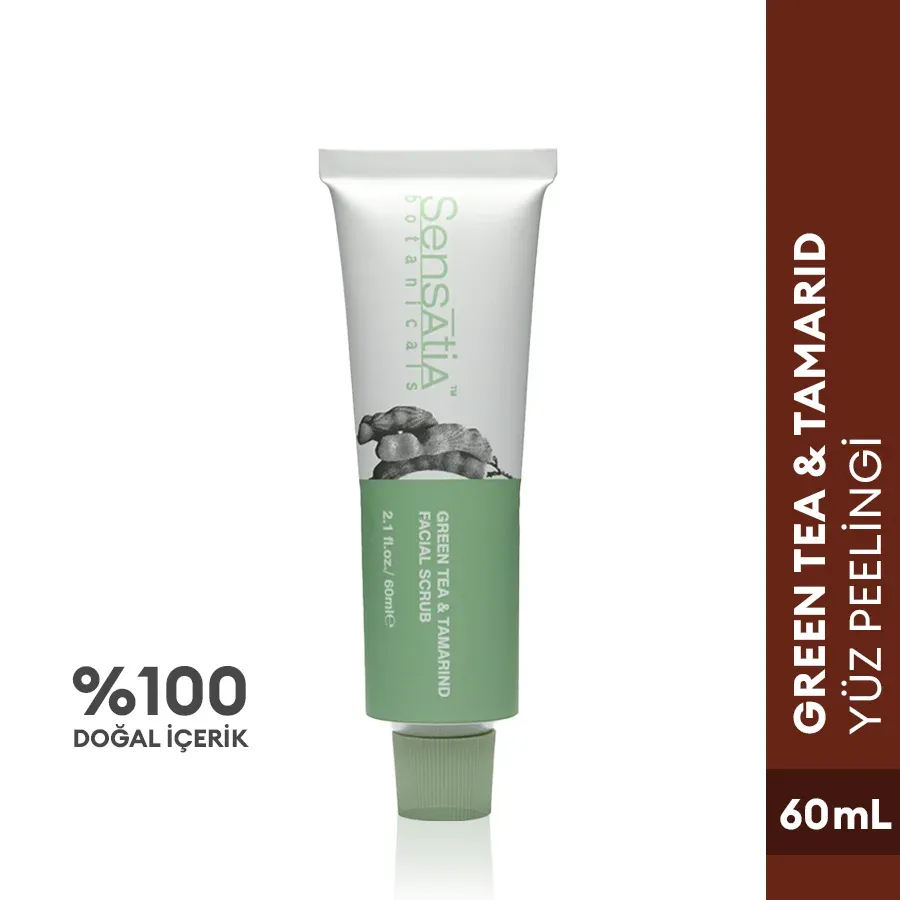 Green Tea & Tamarind Yüz Peelingi-Karma Cilt