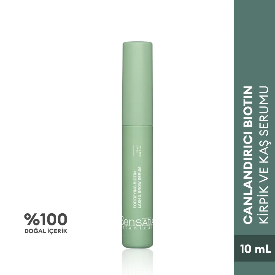 Biotin İçeren Canlandırıcı ve Güçlendirici Doğal Kaş ve Kirpik Serumu 10ml