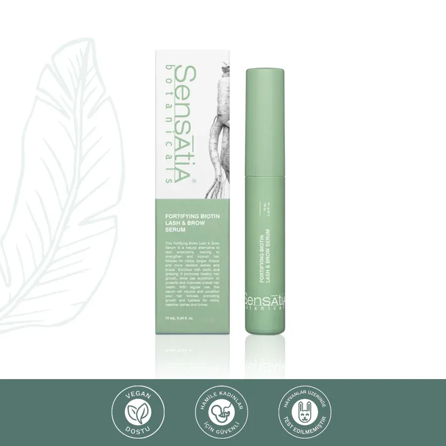 Biotin İçeren Canlandırıcı ve Güçlendirici Doğal Kaş ve Kirpik Serumu 10ml