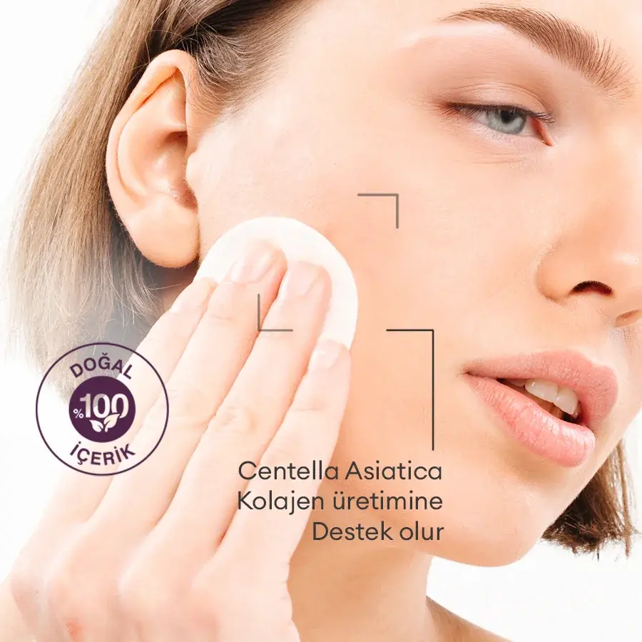 Yağlı ve Akne Eğilimli Ciltler için Alkolsüz Doğal Tonik 120ml - Sıkılaştırıcı - Tea Tree & Lemon