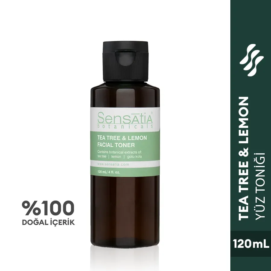 Tea Tree & Lemon Yüz Toniği-Akneli Cilt