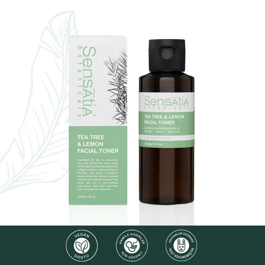 Tea Tree & Lemon Yüz Toniği-Akneli Cilt
