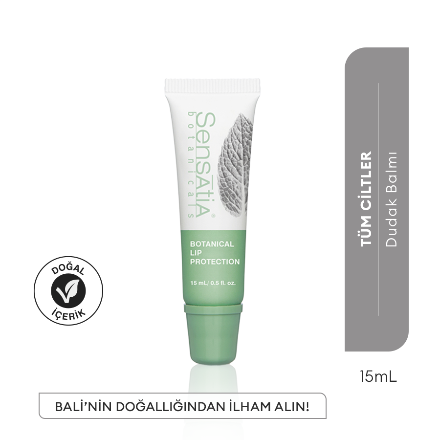 Koruyucu Nemlendirici Bitkisel Doğal Dudak Balmı 15ml - Saf Hindistancevizi ve Kukui Yağı