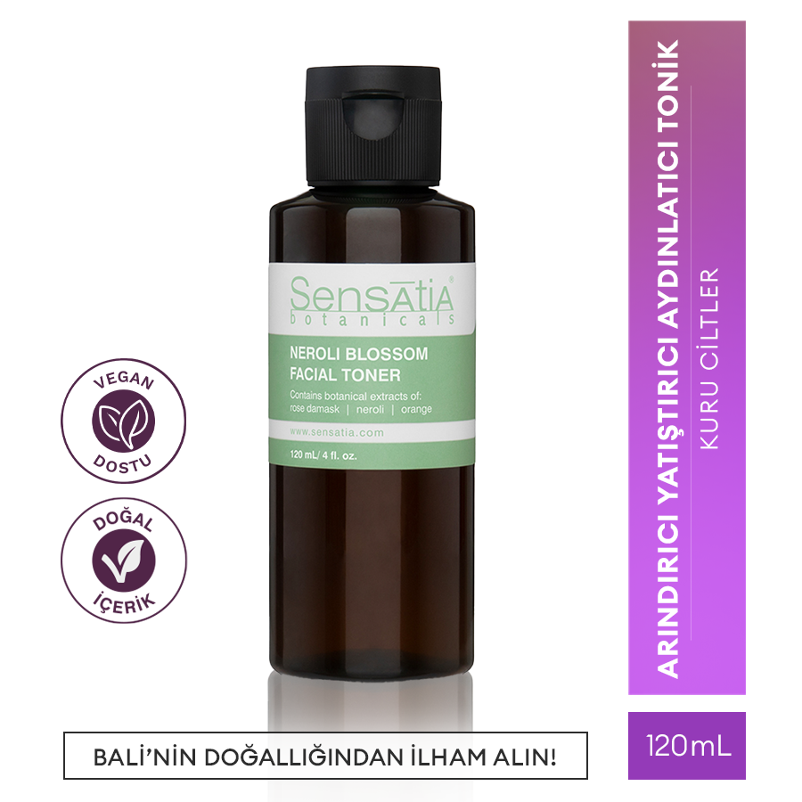 Yatıştırıcı, Arındırıcı ve Ferahlatıcı Alkolsüz Doğal Tonik 120ml - Neroli Blossom