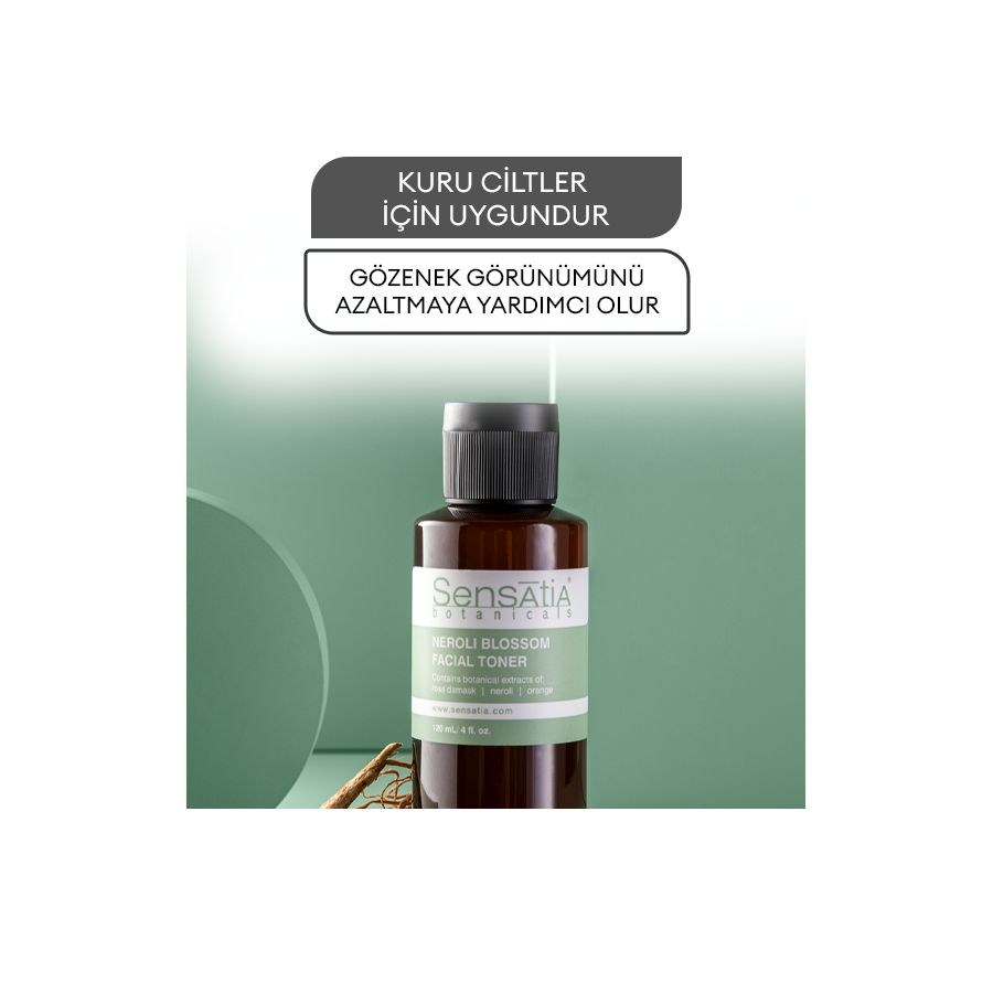 Yatıştırıcı, Arındırıcı ve Ferahlatıcı Alkolsüz Doğal Tonik 120ml - Neroli Blossom