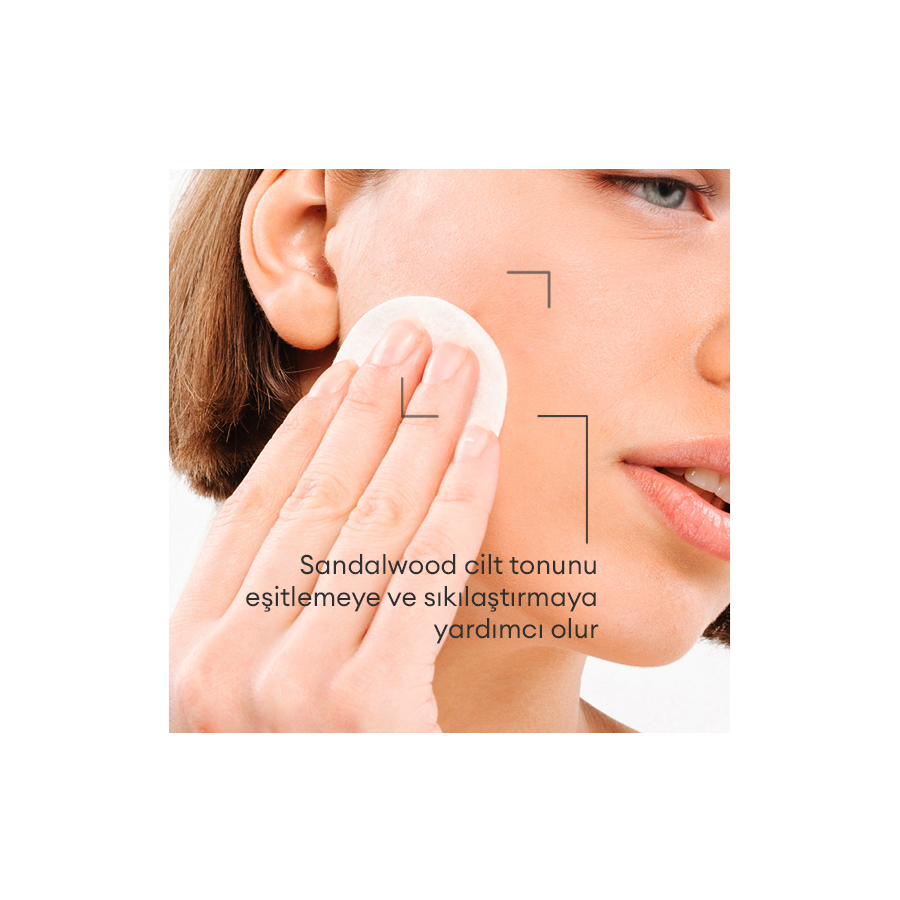 Yağlı ve Karma Ciltler için Alkolsüz Beyazlatıcı Doğal Yüz Toniği 120ml - Sandalwood Dream