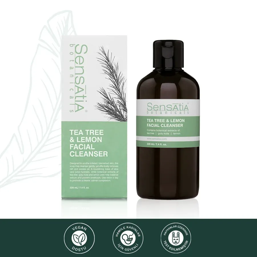 Tea Tree & Lemon Yüz Temizleyici-Akneli ve yağlı cilt
