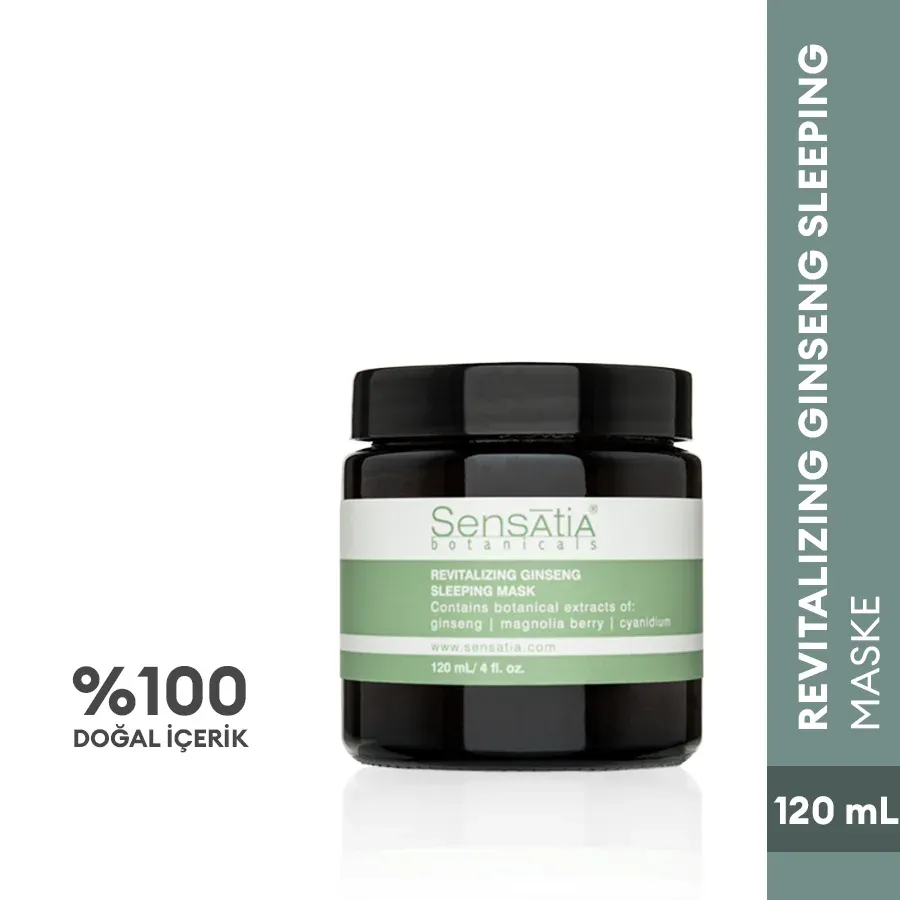 Sıkılaştırıcı Nemlendirici Doğal Uyku Maske - İnce Çizgi Kırışıklık 120ml - Revitalizing Ginseng
