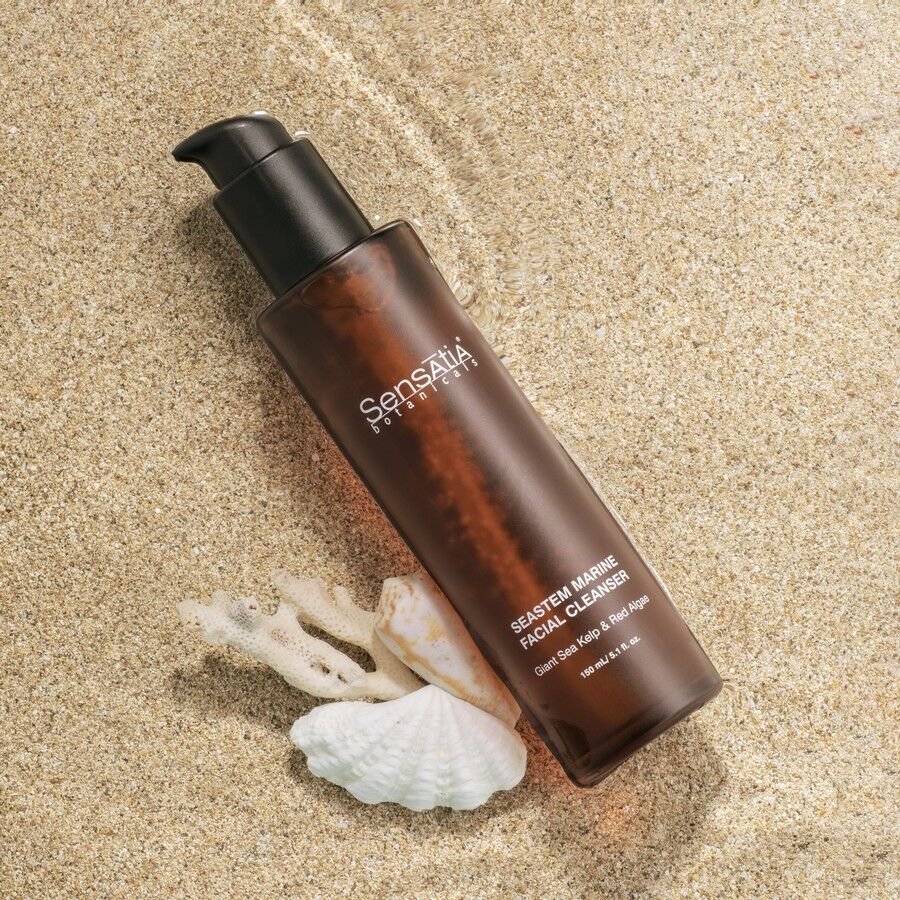 Yaşlanma Karşıtı Doğal Yüz Temizleme Jeli - Pullanma Önleyici, Sabunsuz 150ml - Seastem Marine