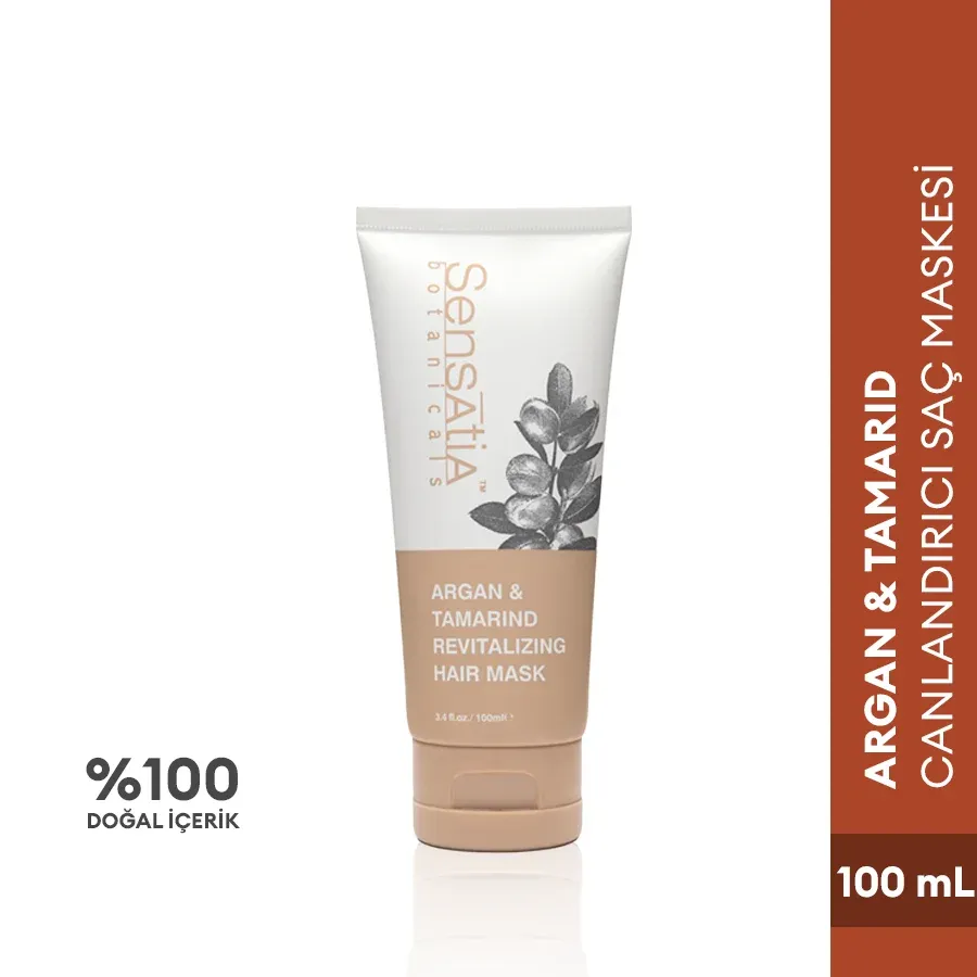 Argan & Tamarind Özlü Canlandırıcı Dökülme Karşıtı Saç Maskesi