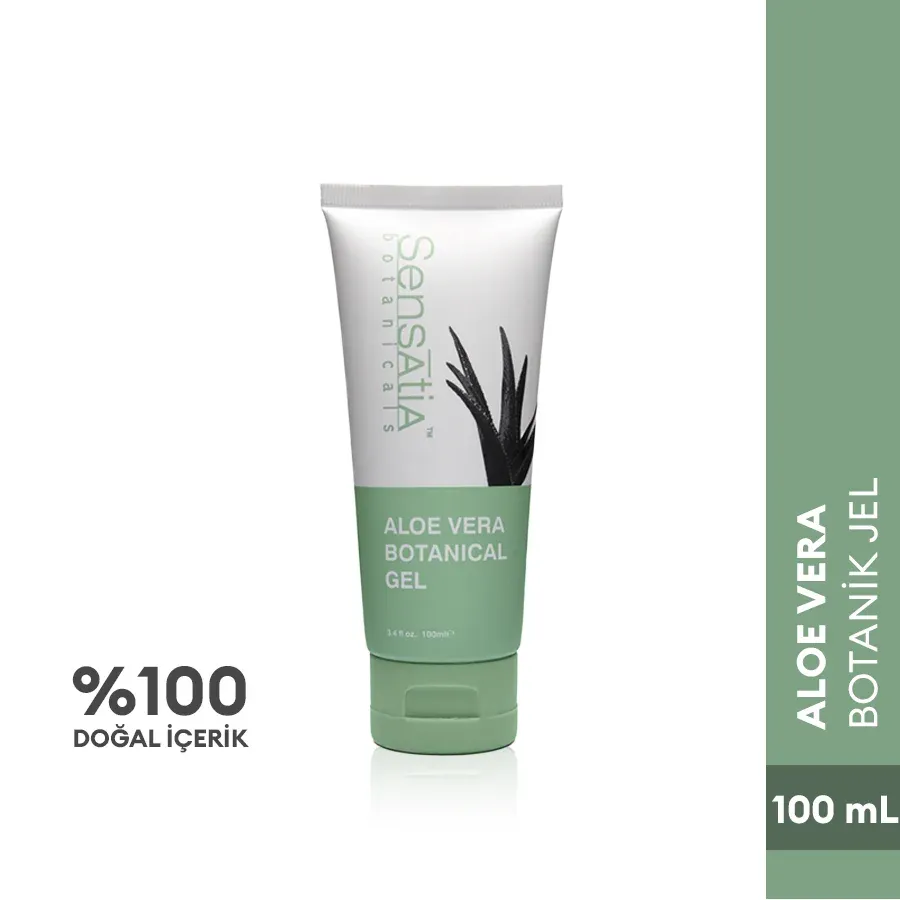 Serinletici Bitkisel Günlük ve Güneş Sonrası Doğal Nemlendirici Jel 100ml - Aloe Vera Botanical