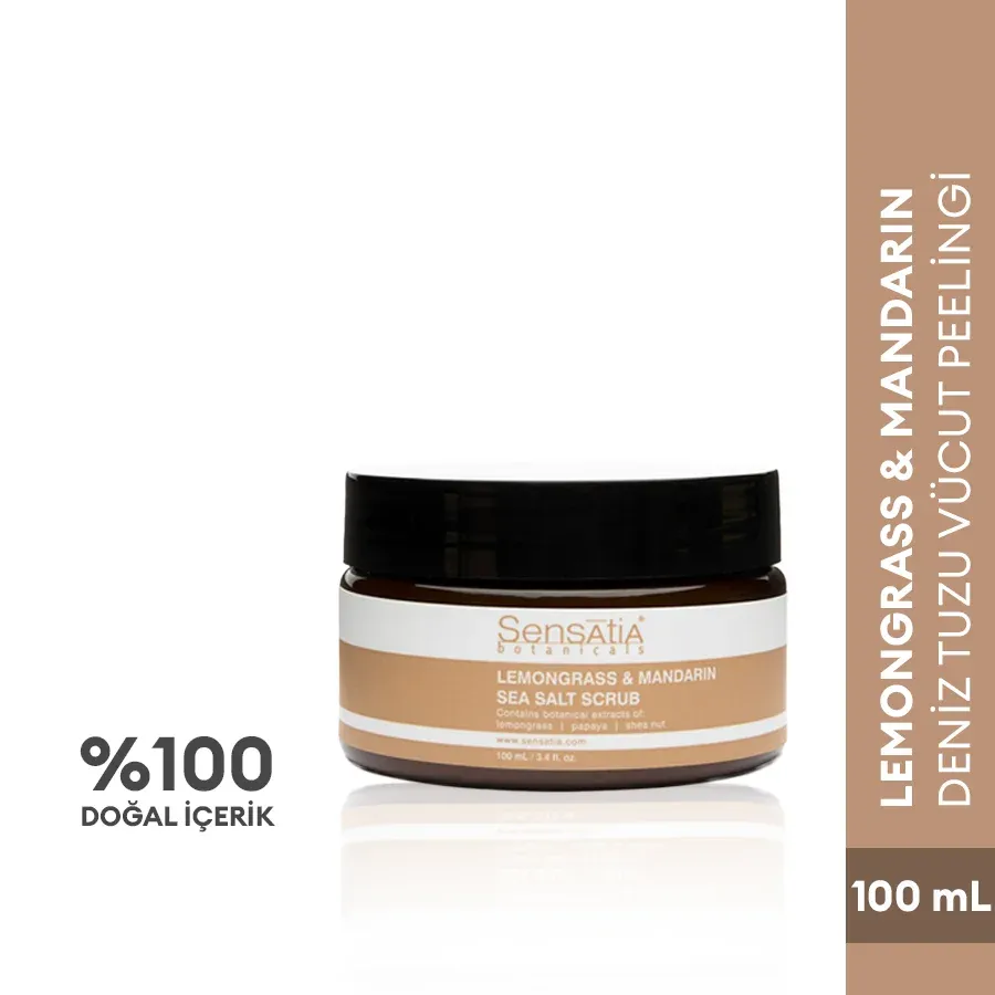 Lemongrass & Mandarin Sea Salt Scrub