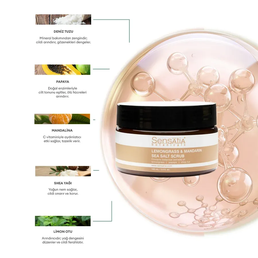 Lemongrass & Mandarin Sea Salt Scrub