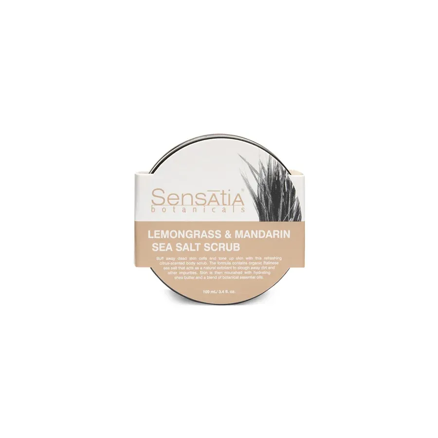 Lemongrass & Mandarin Sea Salt Vücut Peelingi